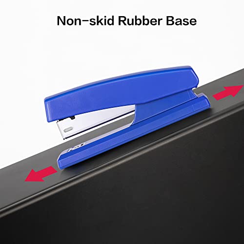 Deli Stapler, Desktop Staplers with 640 Staples, Office Stapler, 25 Sheet Capacity, Blue