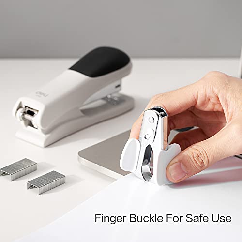 eli Stapler Value Pack, Desktop Standard Staplers, 20 Sheet Capacity, Includes Staples & Staple Remover, White