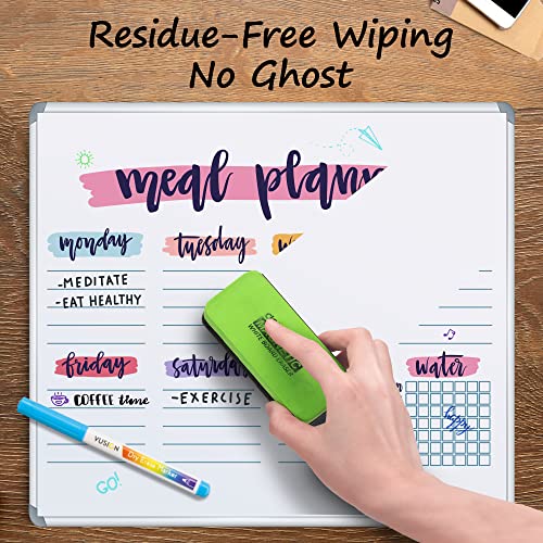VUSIGN Dry Erase Markers, 12 Pack White Board Markers Dry Erase, Whiteboard Markers for Kids, Fine Tip, Low Odor, Assorted Colors