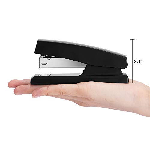 Deli Stapler, Desktop Staplers with 640 Staples, Office Stapler, 25 Sheet Capacity, Black