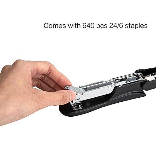 eli Stapler Value Pack, Desktop Standard Staplers, 20 Sheet Capacity, Includes Staples & Staple Remover, Black