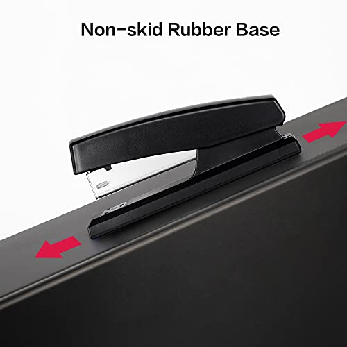 Deli Stapler, Desktop Staplers with 640 Staples, Office Stapler, 25 Sheet Capacity, Black
