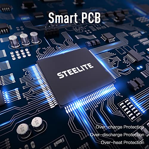 Steelite Cordless Handheld Vacuum Cleaner, Portable Car Vacuum for Car, Desk, Pet Hair, Keyboard, Home Cleaning, 5500Pa Powerful Suction, USB Rechargeable, Black